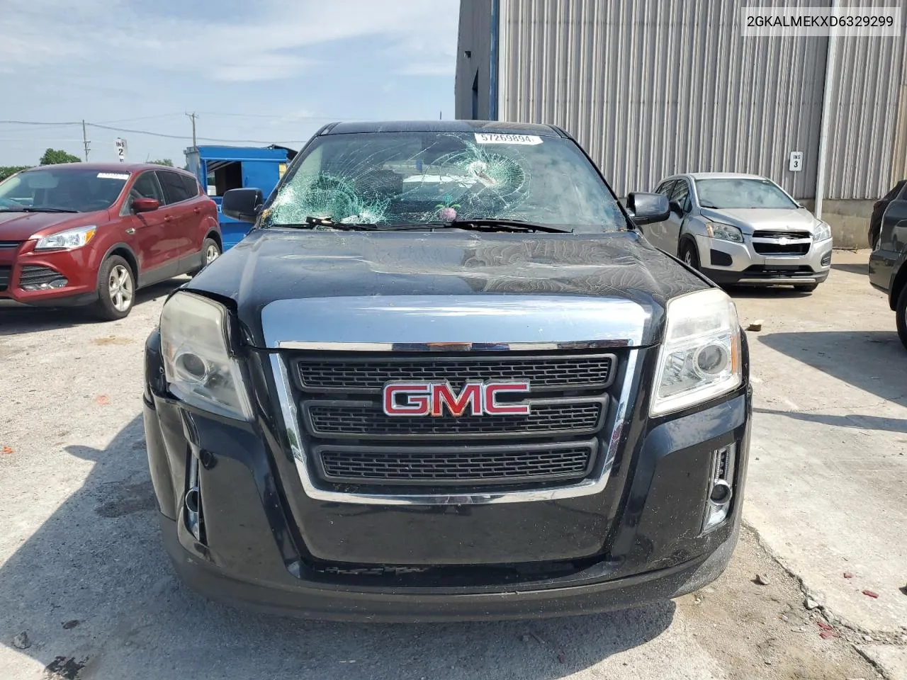 2013 GMC Terrain Sle VIN: 2GKALMEKXD6329299 Lot: 57269894