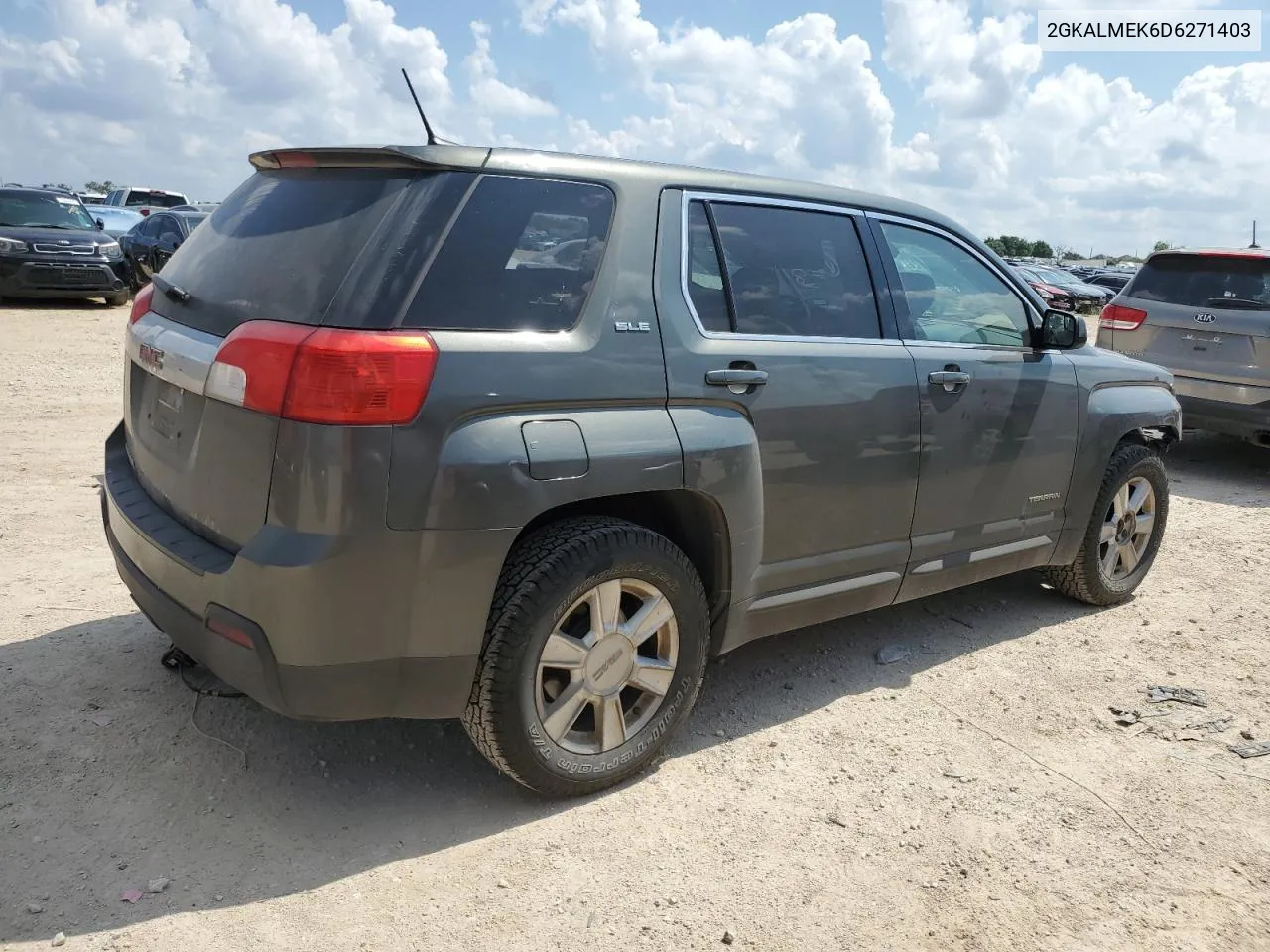 2013 GMC Terrain Sle VIN: 2GKALMEK6D6271403 Lot: 58916694