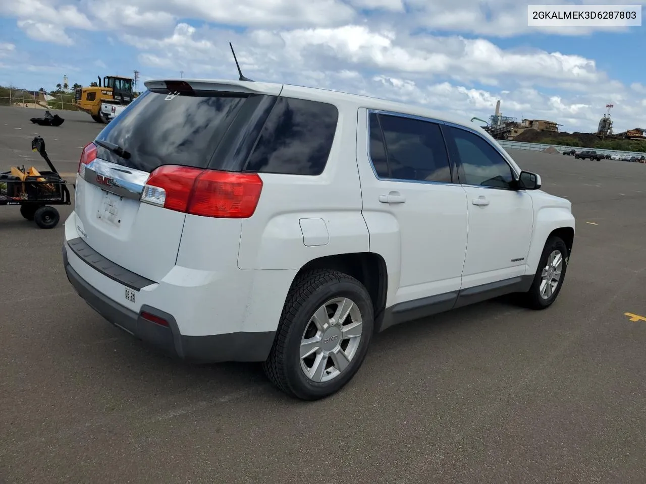 2013 GMC Terrain Sle VIN: 2GKALMEK3D6287803 Lot: 59832434