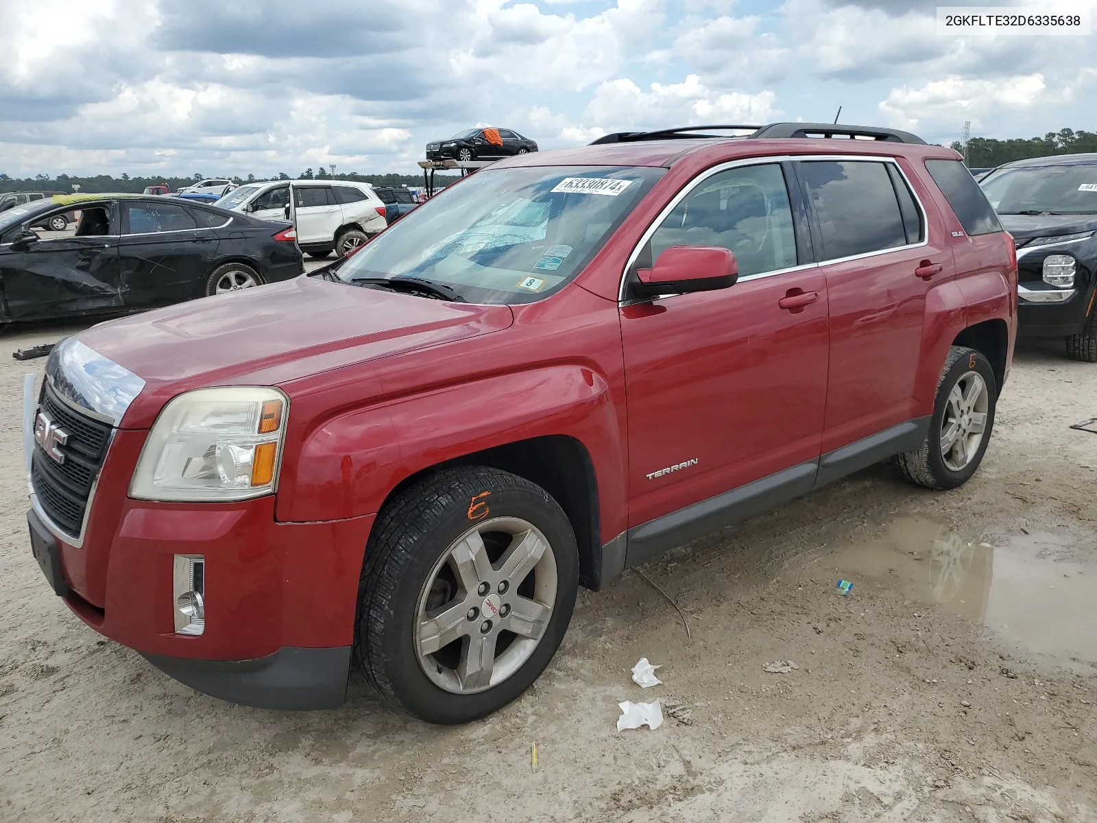 2013 GMC Terrain Sle VIN: 2GKFLTE32D6335638 Lot: 63330874