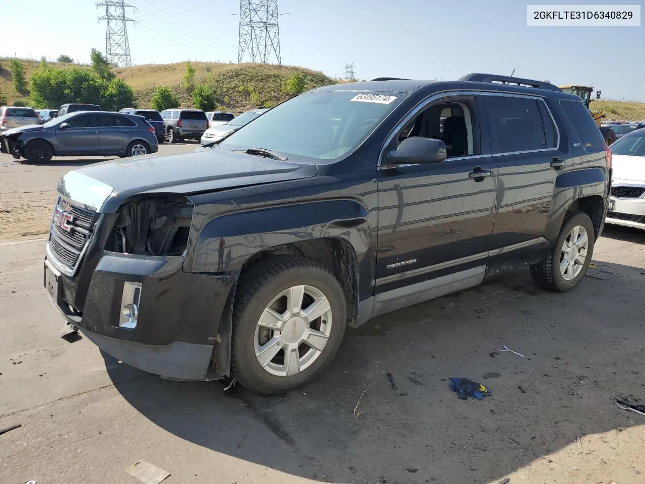 2013 GMC Terrain Sle VIN: 2GKFLTE31D6340829 Lot: 63495174