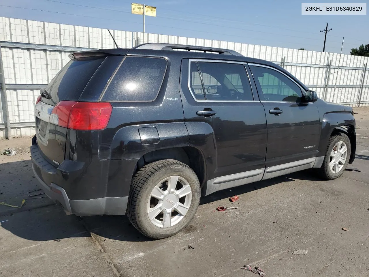 2013 GMC Terrain Sle VIN: 2GKFLTE31D6340829 Lot: 63495174