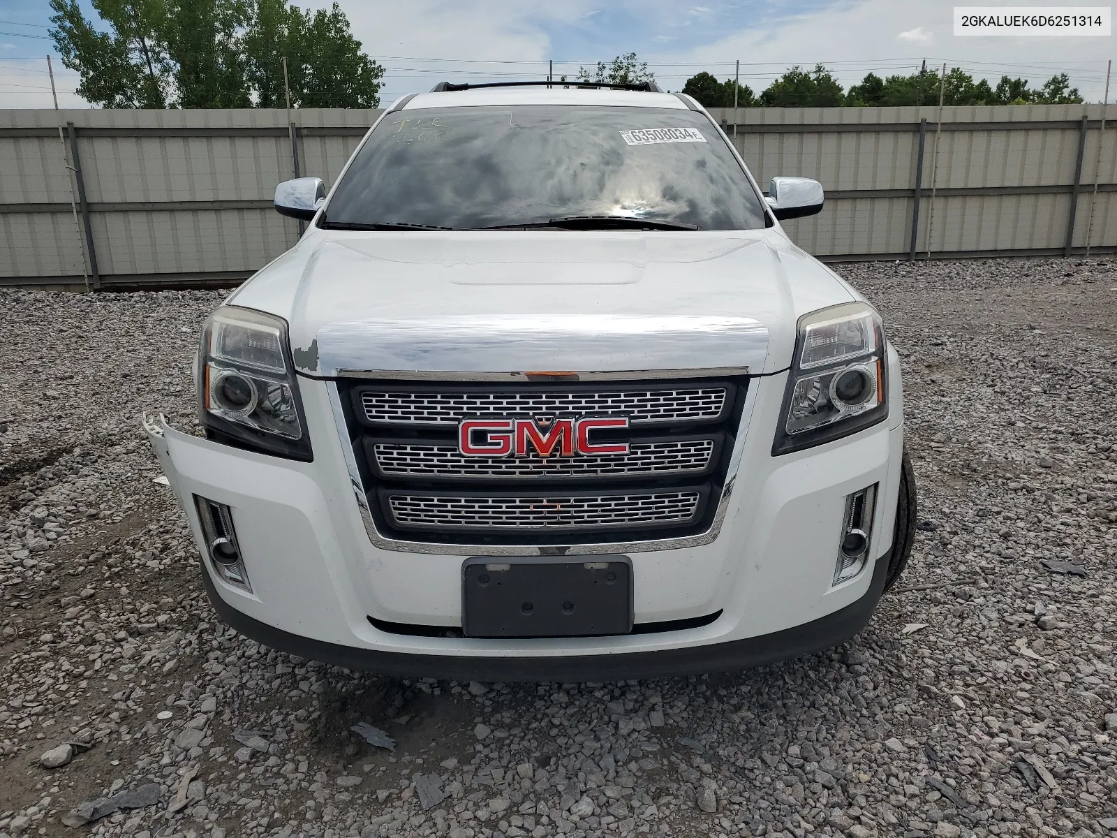 2013 GMC Terrain Slt VIN: 2GKALUEK6D6251314 Lot: 63508034