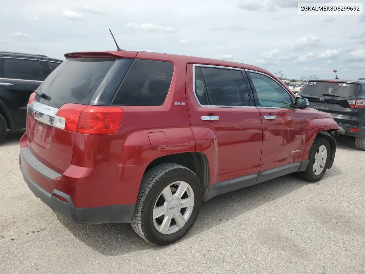 2013 GMC Terrain Sle VIN: 2GKALMEK3D6299692 Lot: 63623364