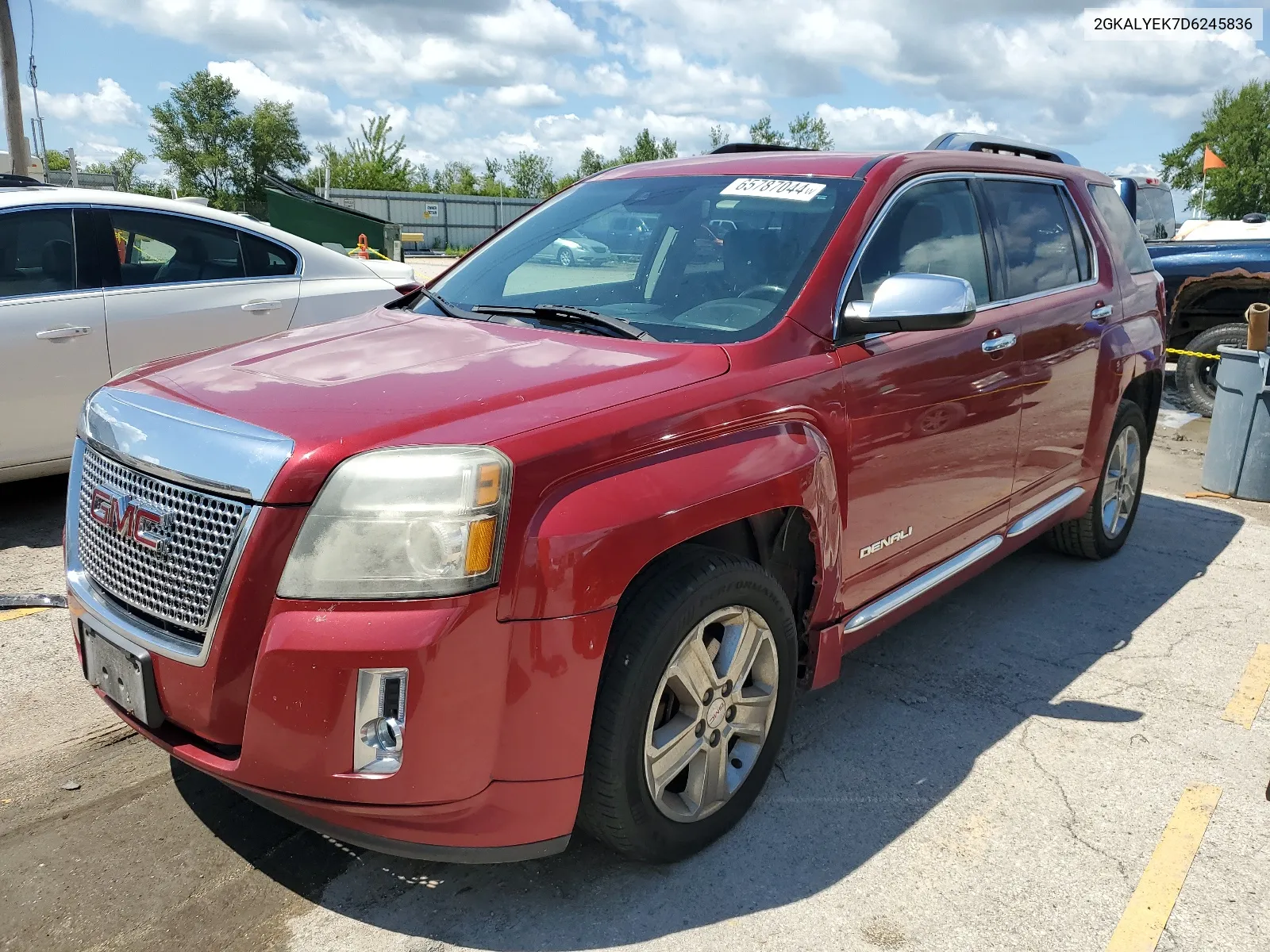 2013 GMC Terrain Denali VIN: 2GKALYEK7D6245836 Lot: 65787044