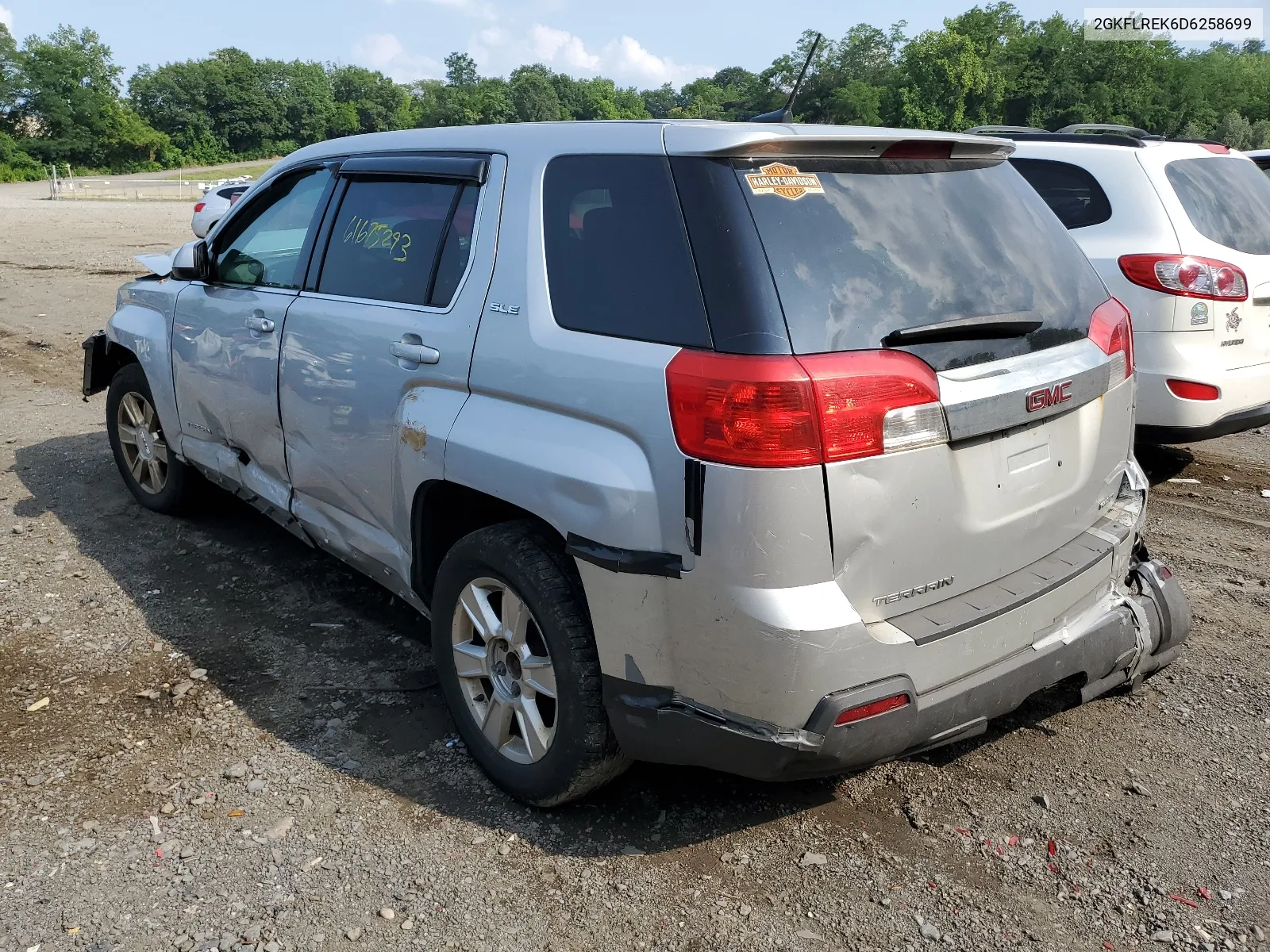 2013 GMC Terrain Sle VIN: 2GKFLREK6D6258699 Lot: 66061424