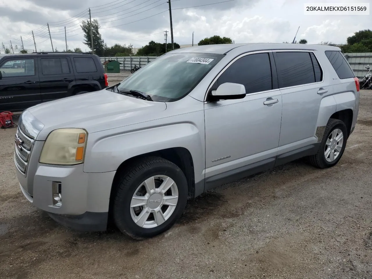 2GKALMEKXD6151569 2013 GMC Terrain Sle