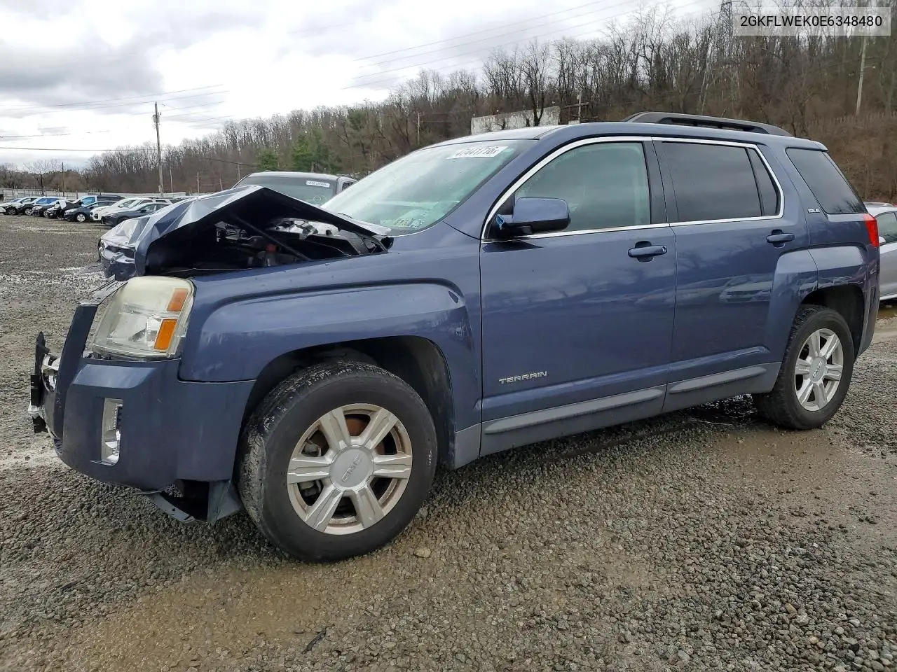 2GKFLWEK0E6348480 2014 GMC Terrain Sle