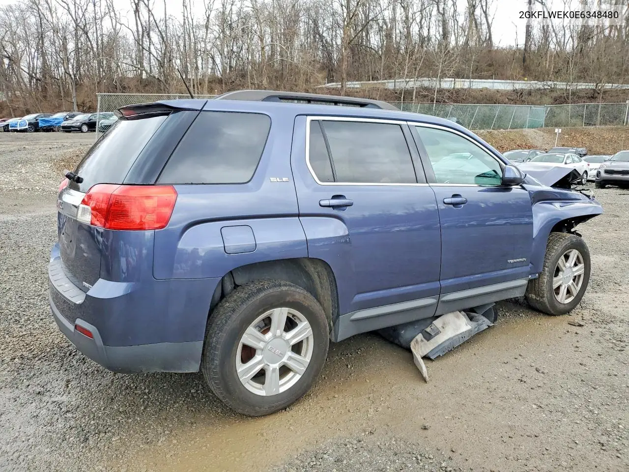 2GKFLWEK0E6348480 2014 GMC Terrain Sle