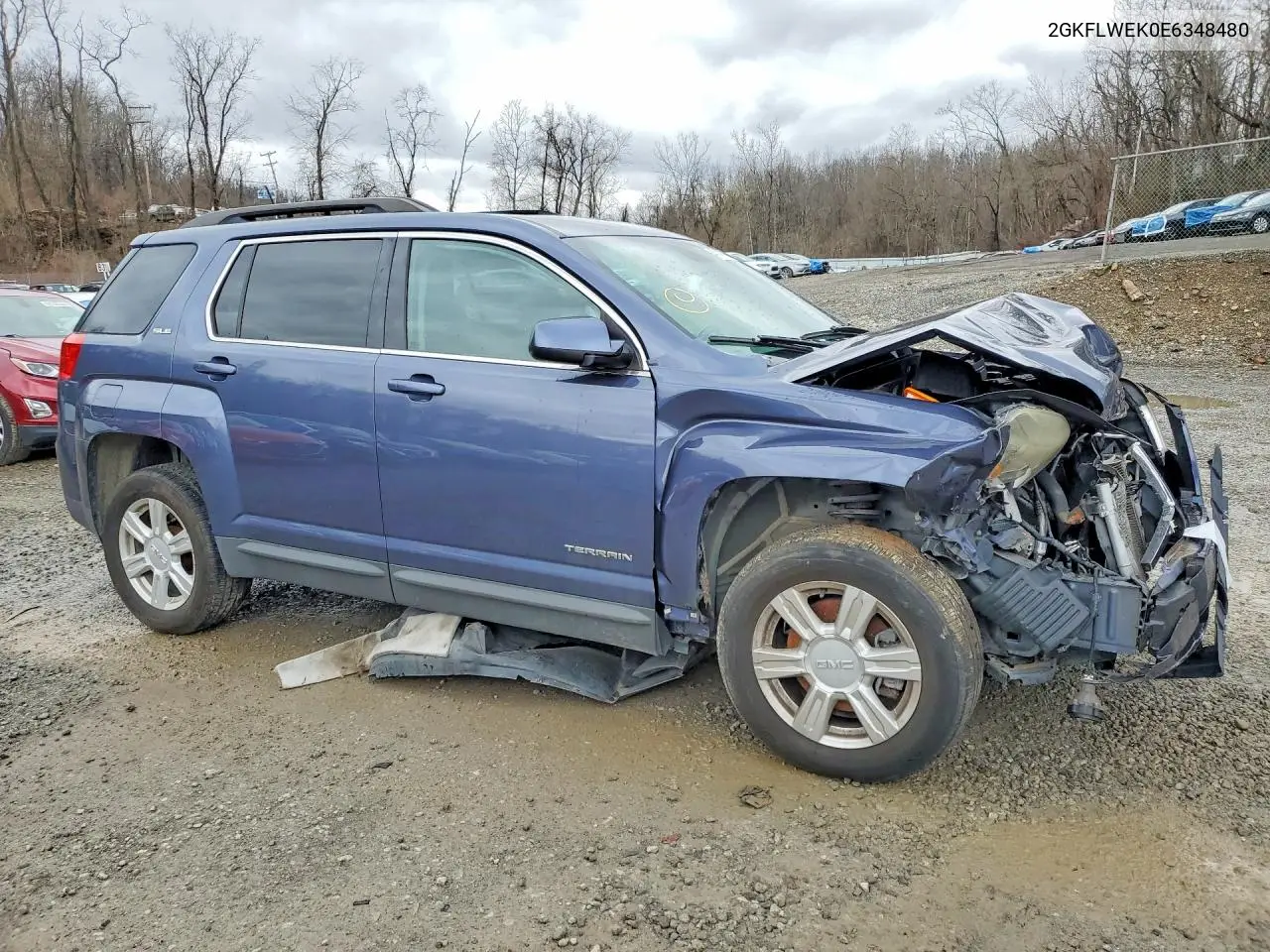 2GKFLWEK0E6348480 2014 GMC Terrain Sle