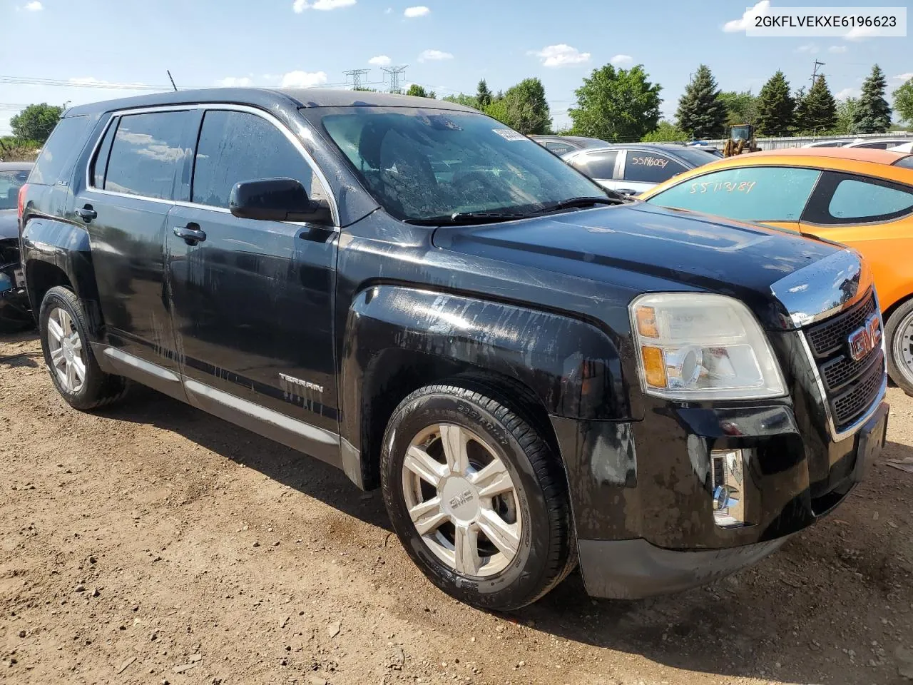 2014 GMC Terrain Sle VIN: 2GKFLVEKXE6196623 Lot: 52381454