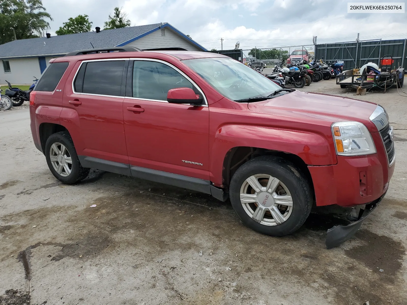 2014 GMC Terrain Sle VIN: 2GKFLWEK6E6250764 Lot: 56158094