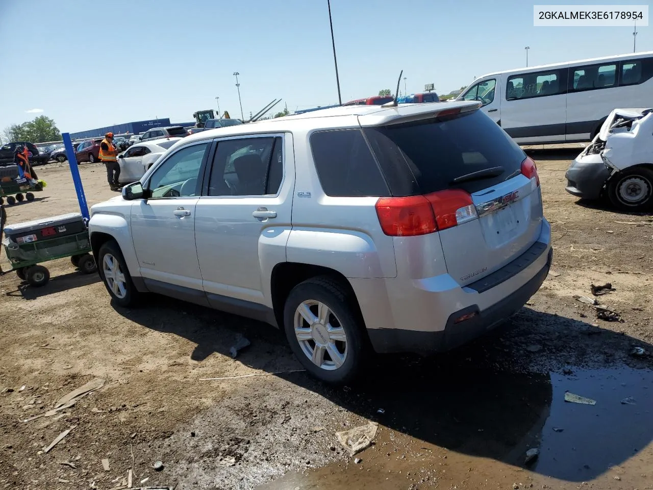 2014 GMC Terrain Sle VIN: 2GKALMEK3E6178954 Lot: 56613144