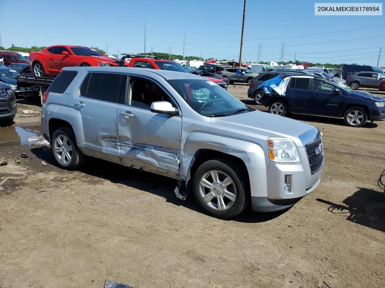 2014 GMC Terrain Sle VIN: 2GKALMEK3E6178954 Lot: 56613144