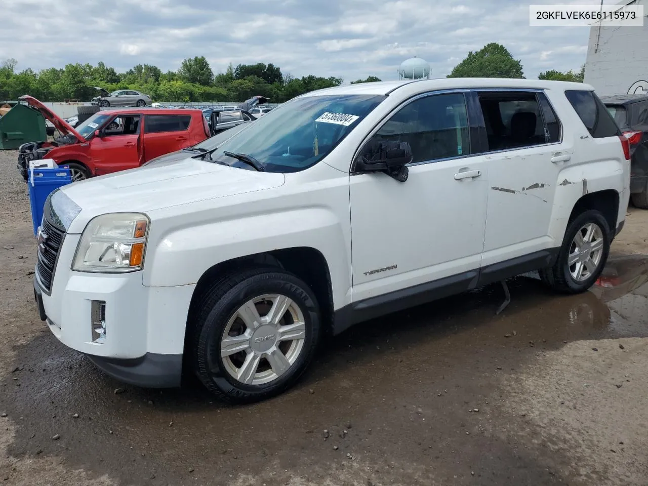 2014 GMC Terrain Sle VIN: 2GKFLVEK6E6115973 Lot: 57360804