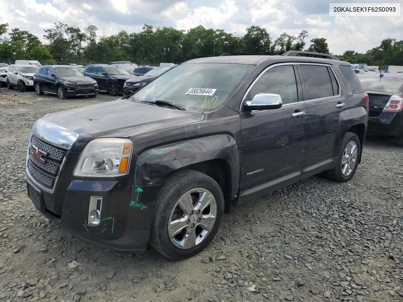 2015 GMC Terrain Slt VIN: 2GKALSEK1F6250093 Lot: 58826644