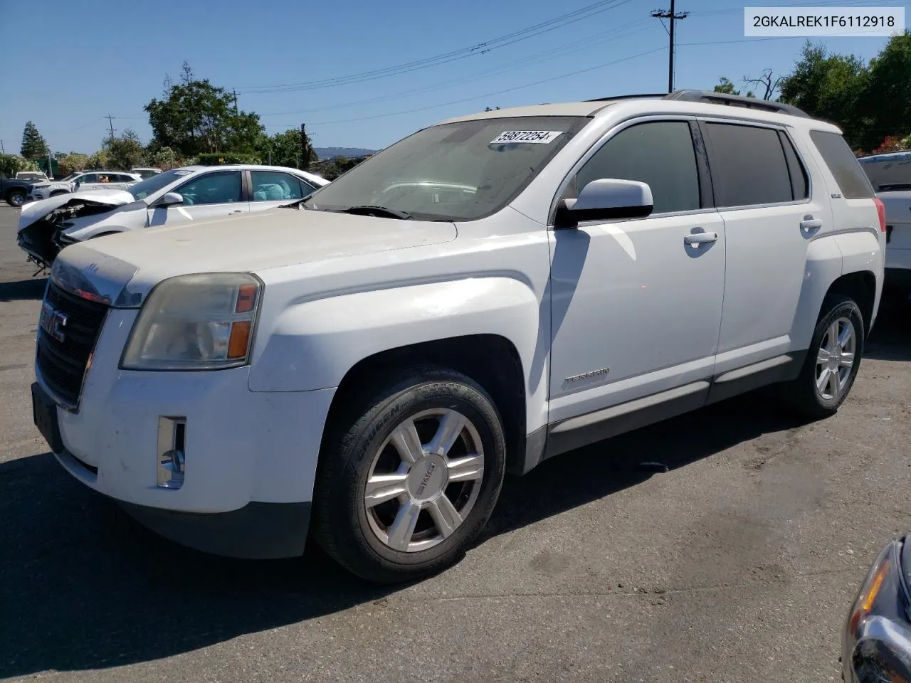 2015 GMC Terrain Sle VIN: 2GKALREK1F6112918 Lot: 59872254