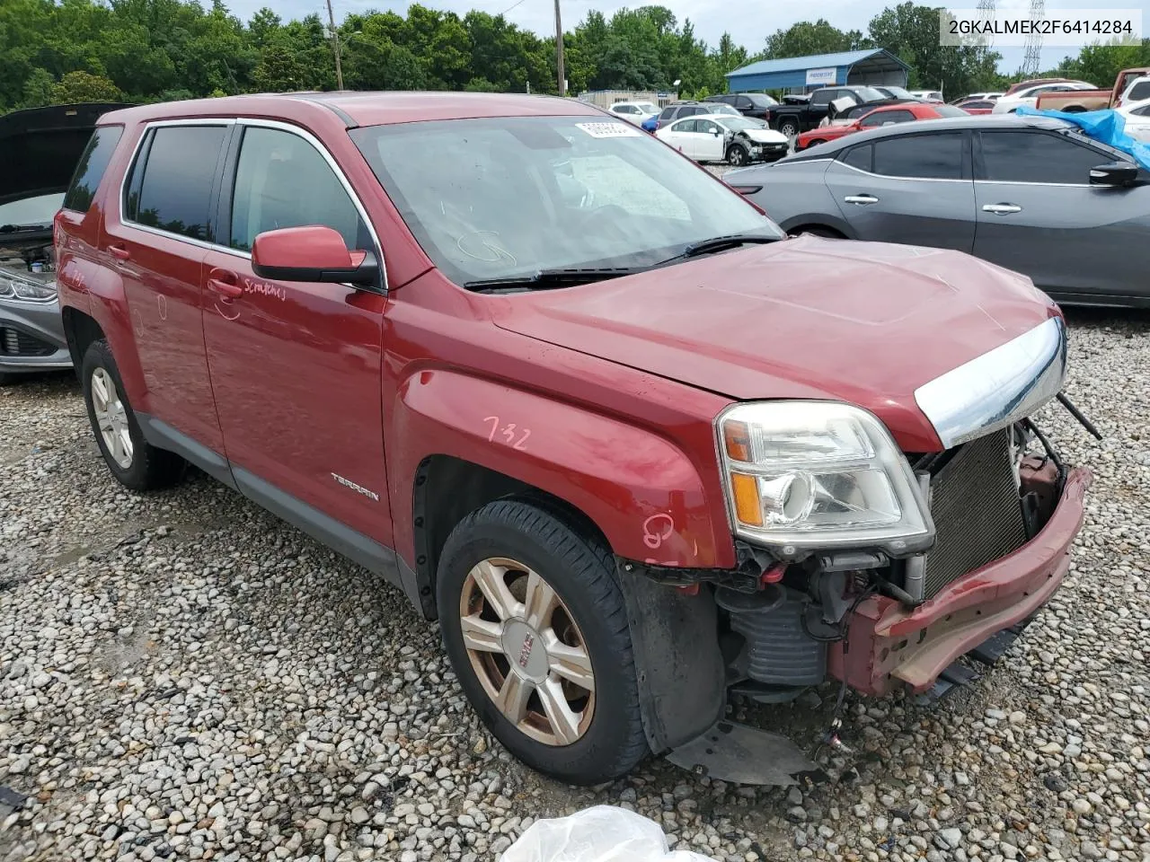 2015 GMC Terrain Sle VIN: 2GKALMEK2F6414284 Lot: 60696834