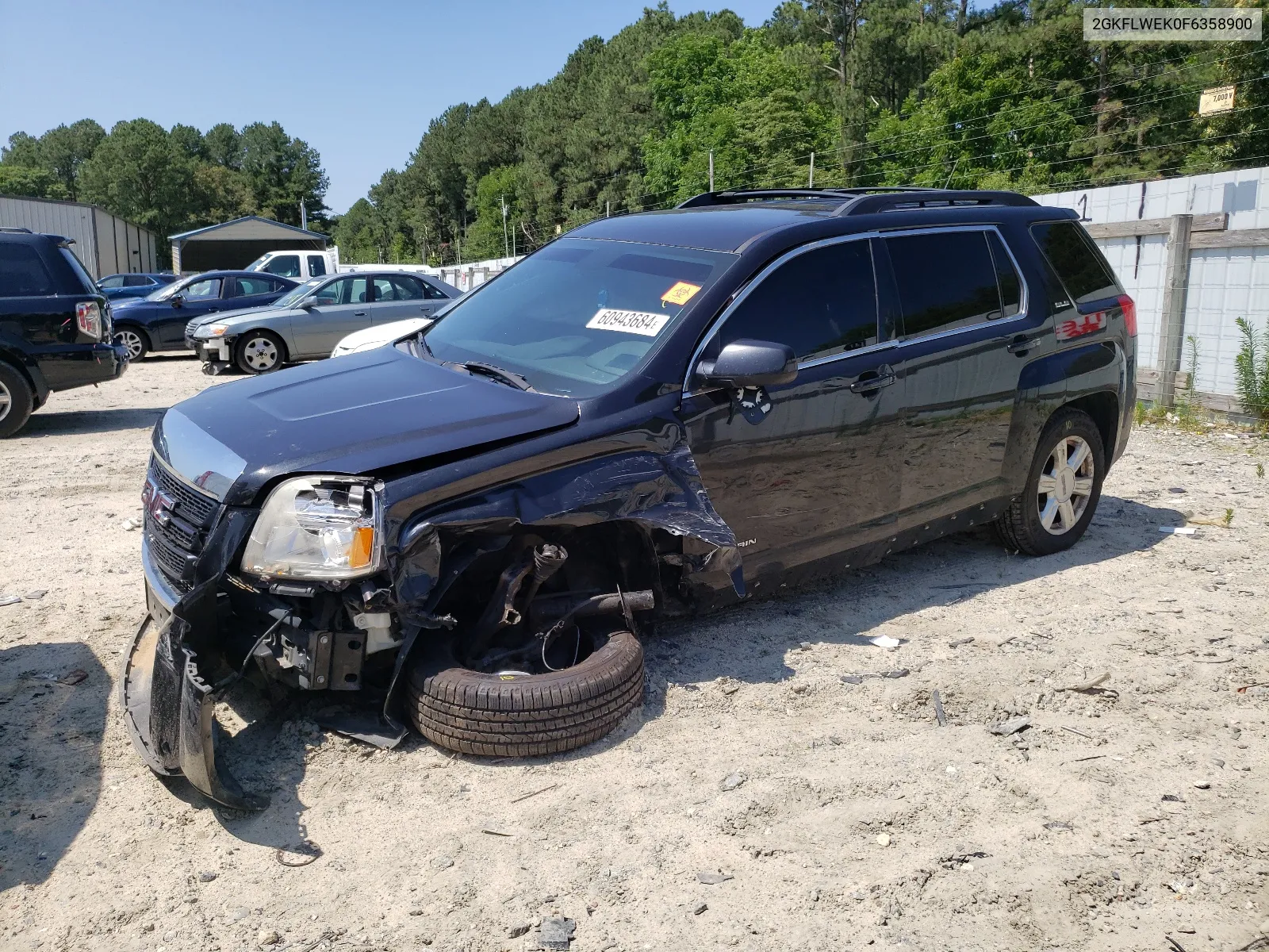 2015 GMC Terrain Sle VIN: 2GKFLWEK0F6358900 Lot: 60943684