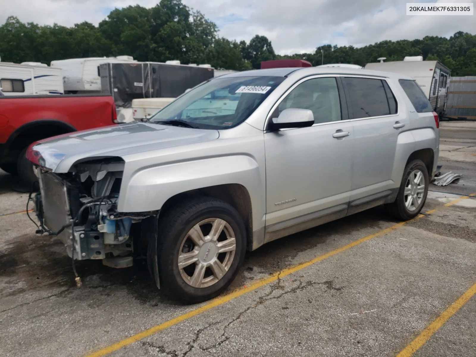 2015 GMC Terrain Sle VIN: 2GKALMEK7F6331305 Lot: 61496054