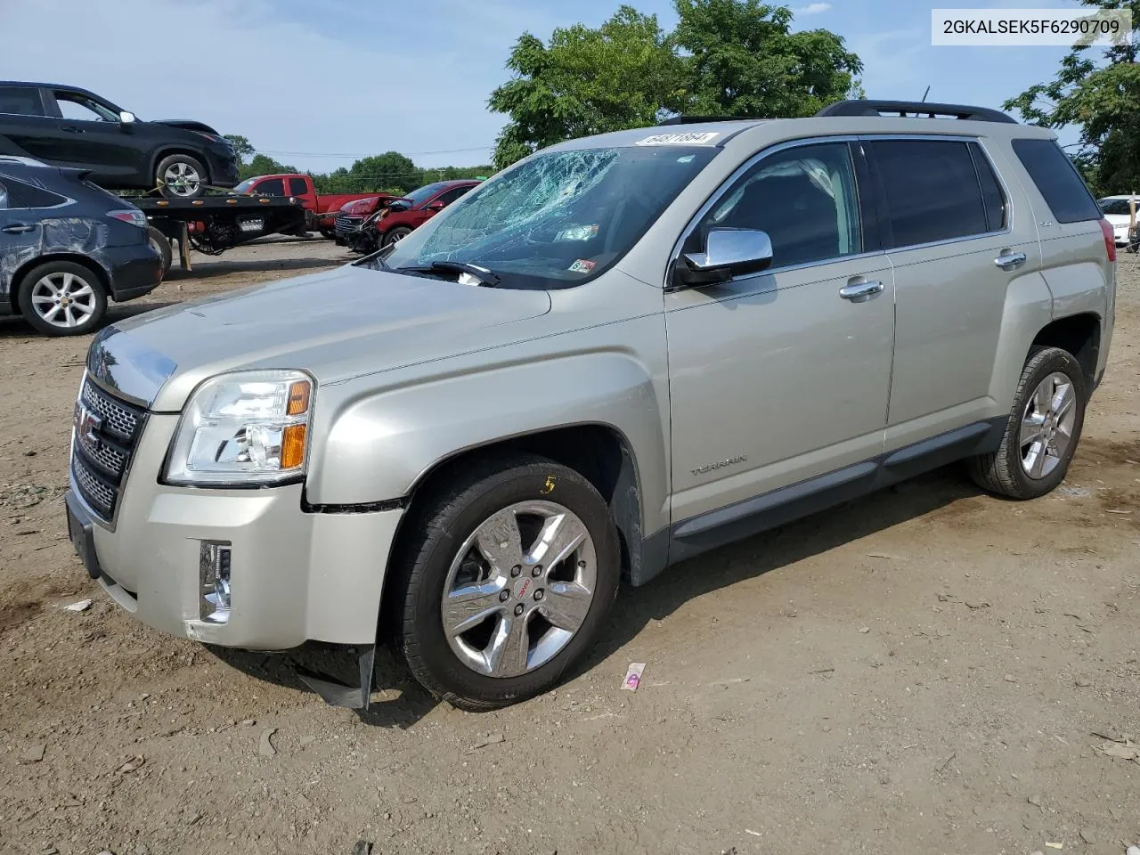 2015 GMC Terrain Slt VIN: 2GKALSEK5F6290709 Lot: 64871864