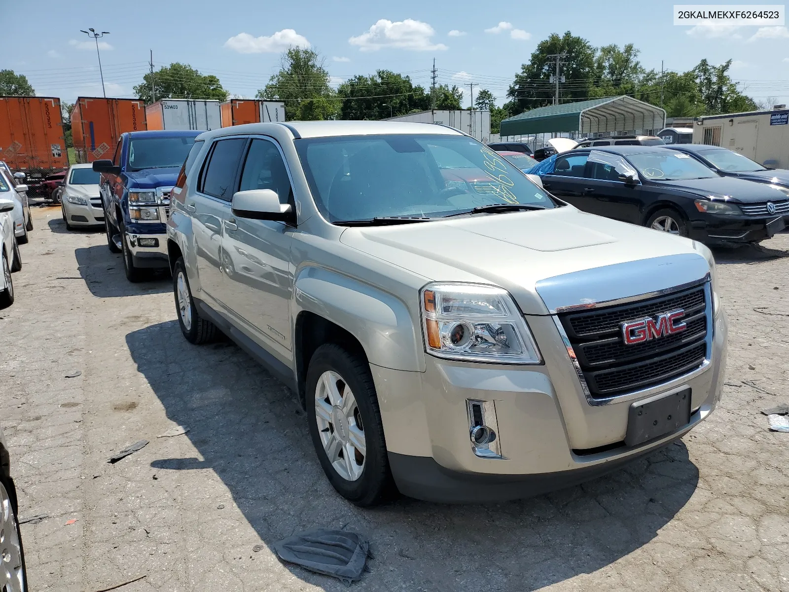 2015 GMC Terrain Sle VIN: 2GKALMEKXF6264523 Lot: 66169574