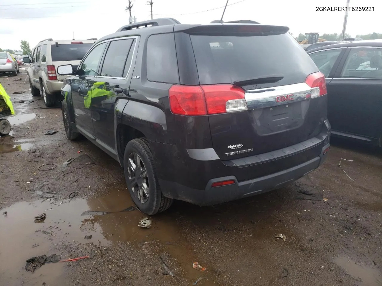 2015 GMC Terrain Sle VIN: 2GKALREK1F6269221 Lot: 69775184