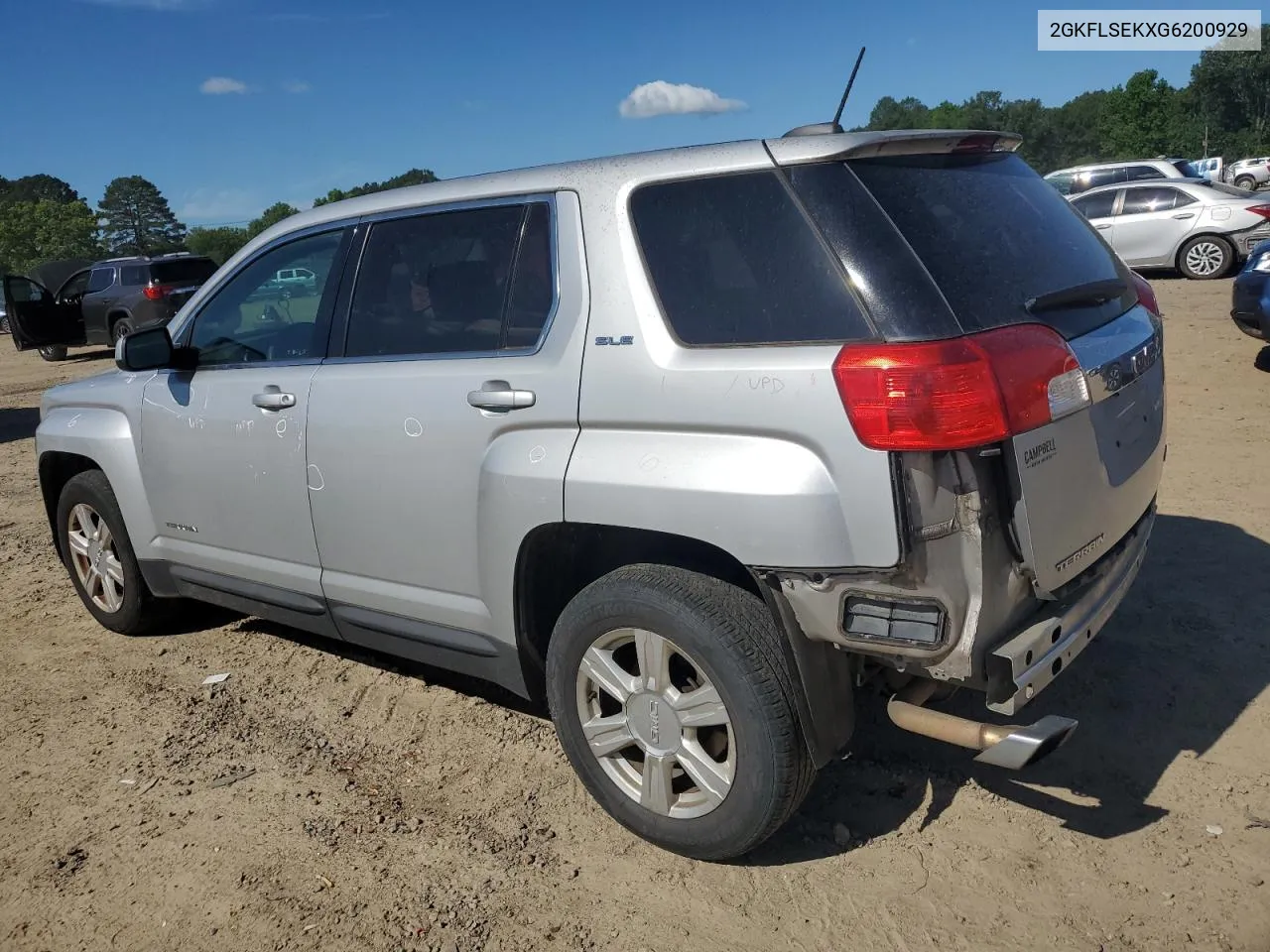 2016 GMC Terrain Sle VIN: 2GKFLSEKXG6200929 Lot: 53579054