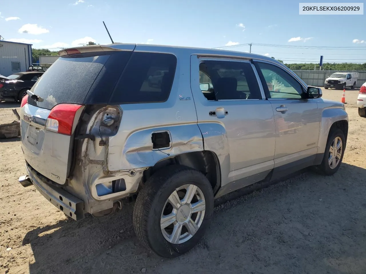 2016 GMC Terrain Sle VIN: 2GKFLSEKXG6200929 Lot: 53579054