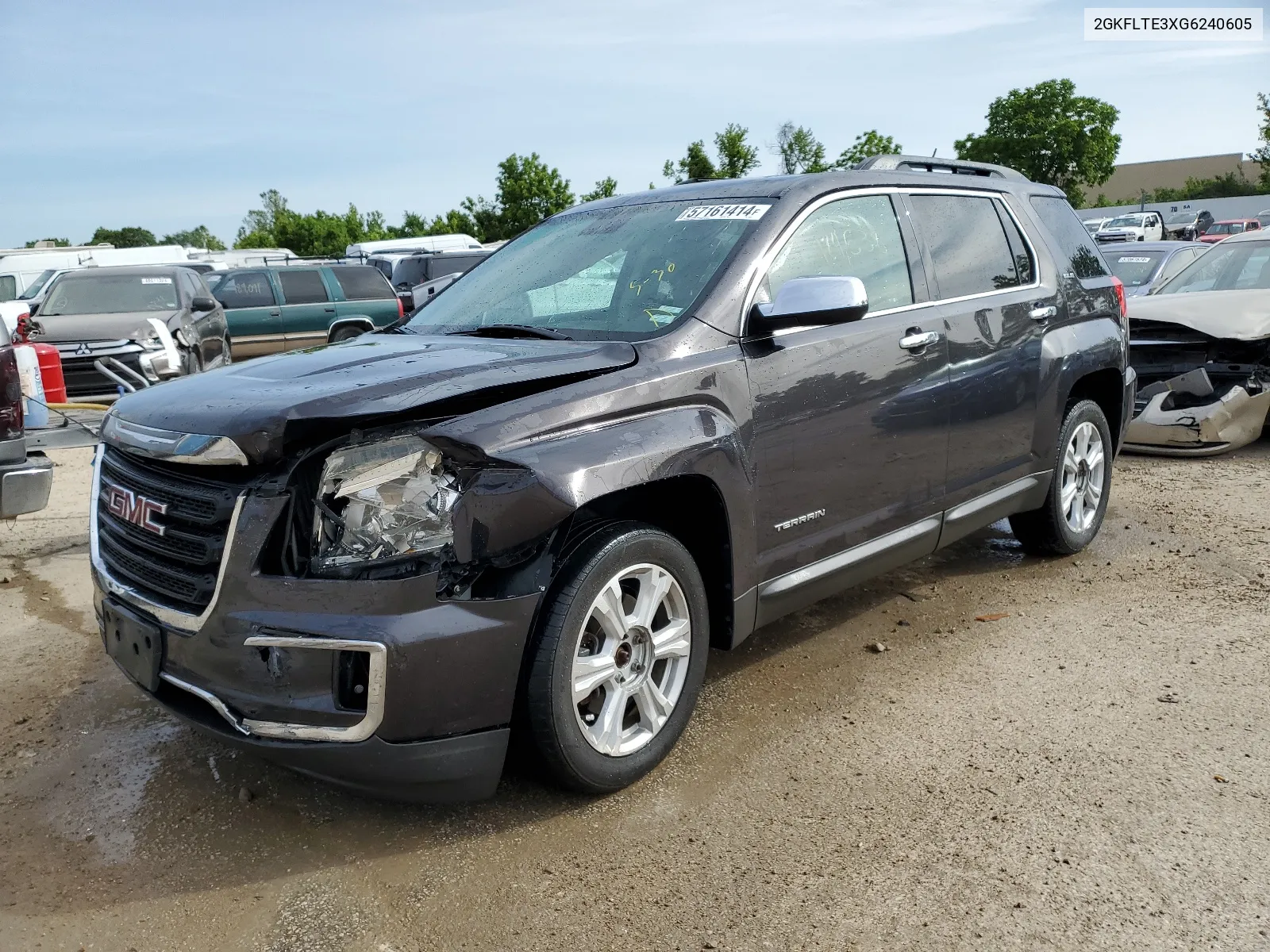 2016 GMC Terrain Sle VIN: 2GKFLTE3XG6240605 Lot: 57161414