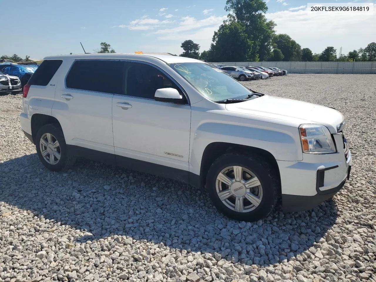 2016 GMC Terrain Sle VIN: 2GKFLSEK9G6184819 Lot: 58025934