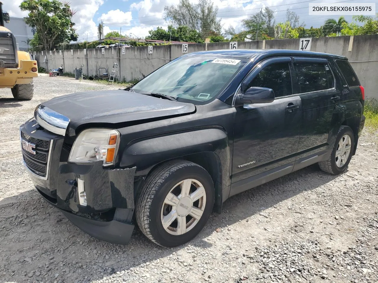 2016 GMC Terrain Sle VIN: 2GKFLSEKXG6155975 Lot: 60199454