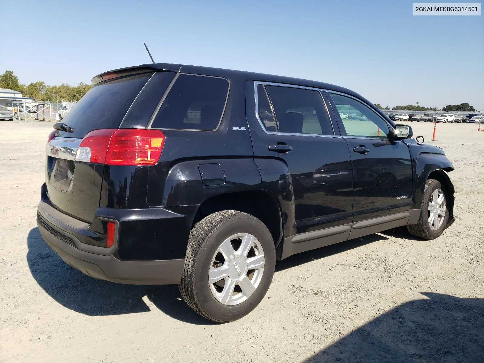 2016 GMC Terrain Sle VIN: 2GKALMEK8G6314501 Lot: 62057534