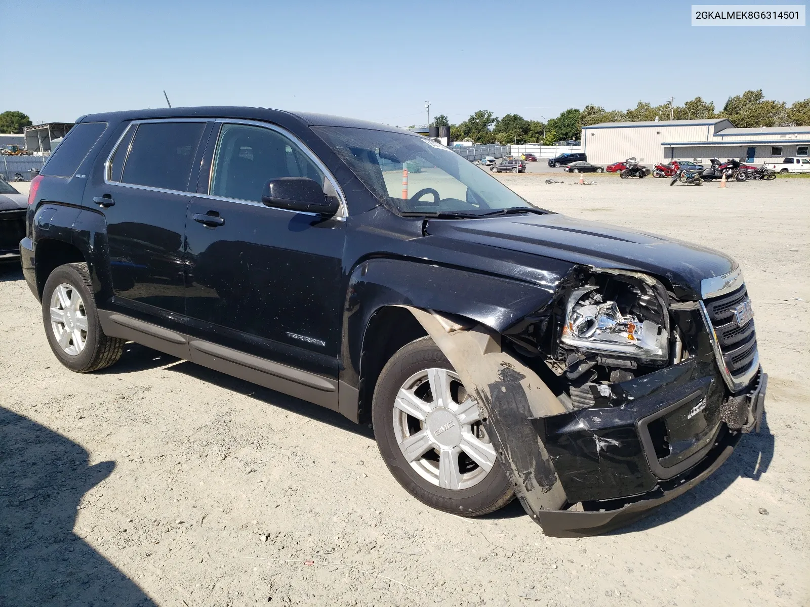 2GKALMEK8G6314501 2016 GMC Terrain Sle