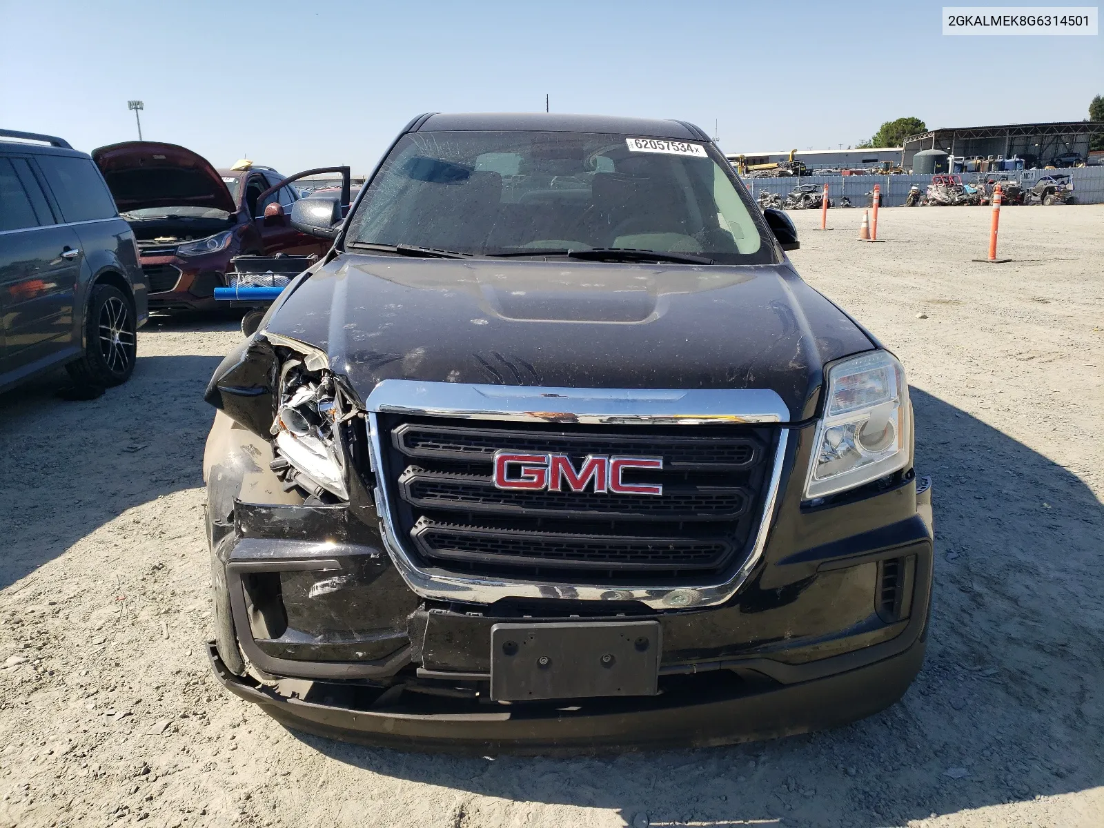 2016 GMC Terrain Sle VIN: 2GKALMEK8G6314501 Lot: 62057534