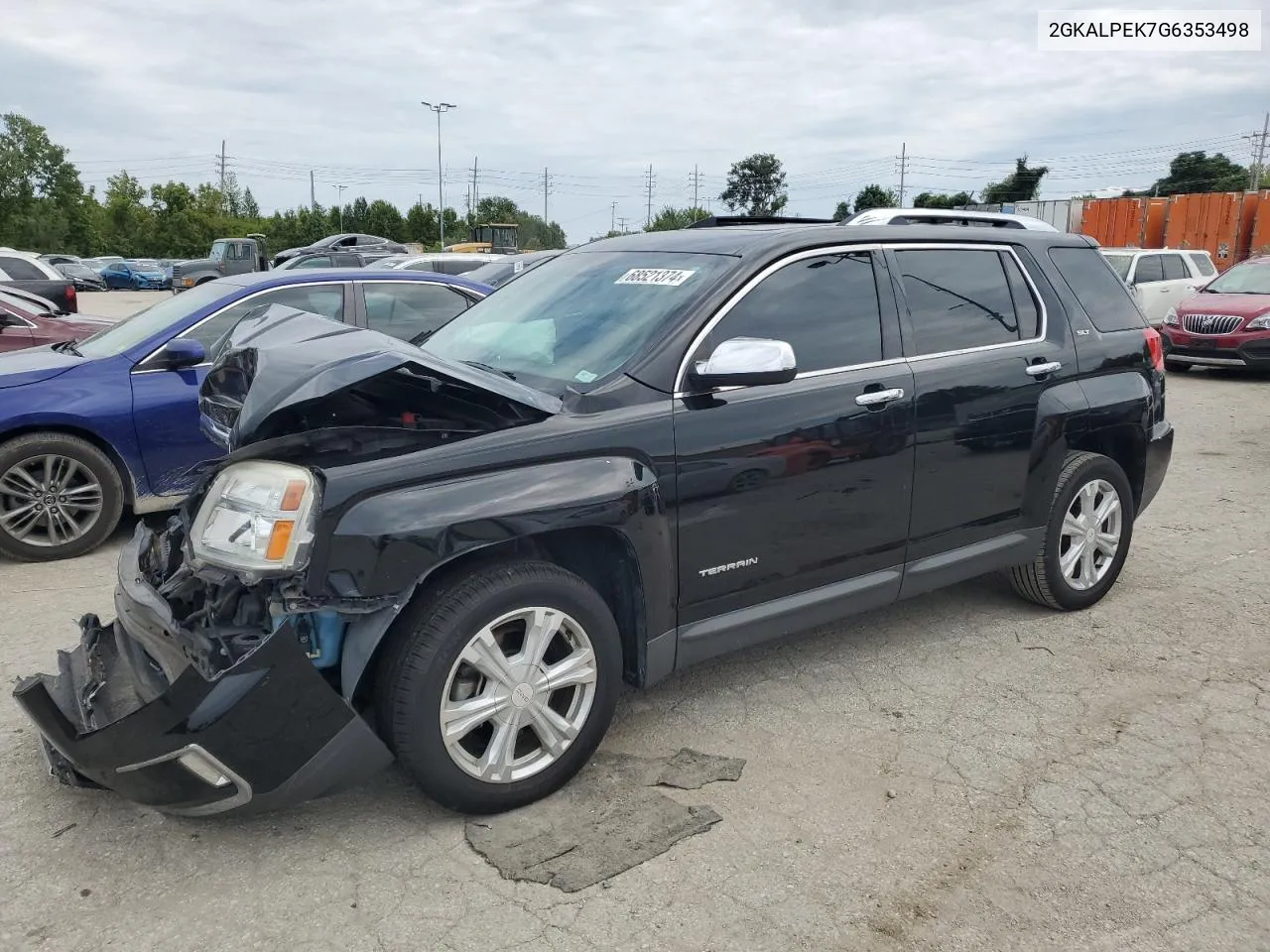 2016 GMC Terrain Slt VIN: 2GKALPEK7G6353498 Lot: 68521374