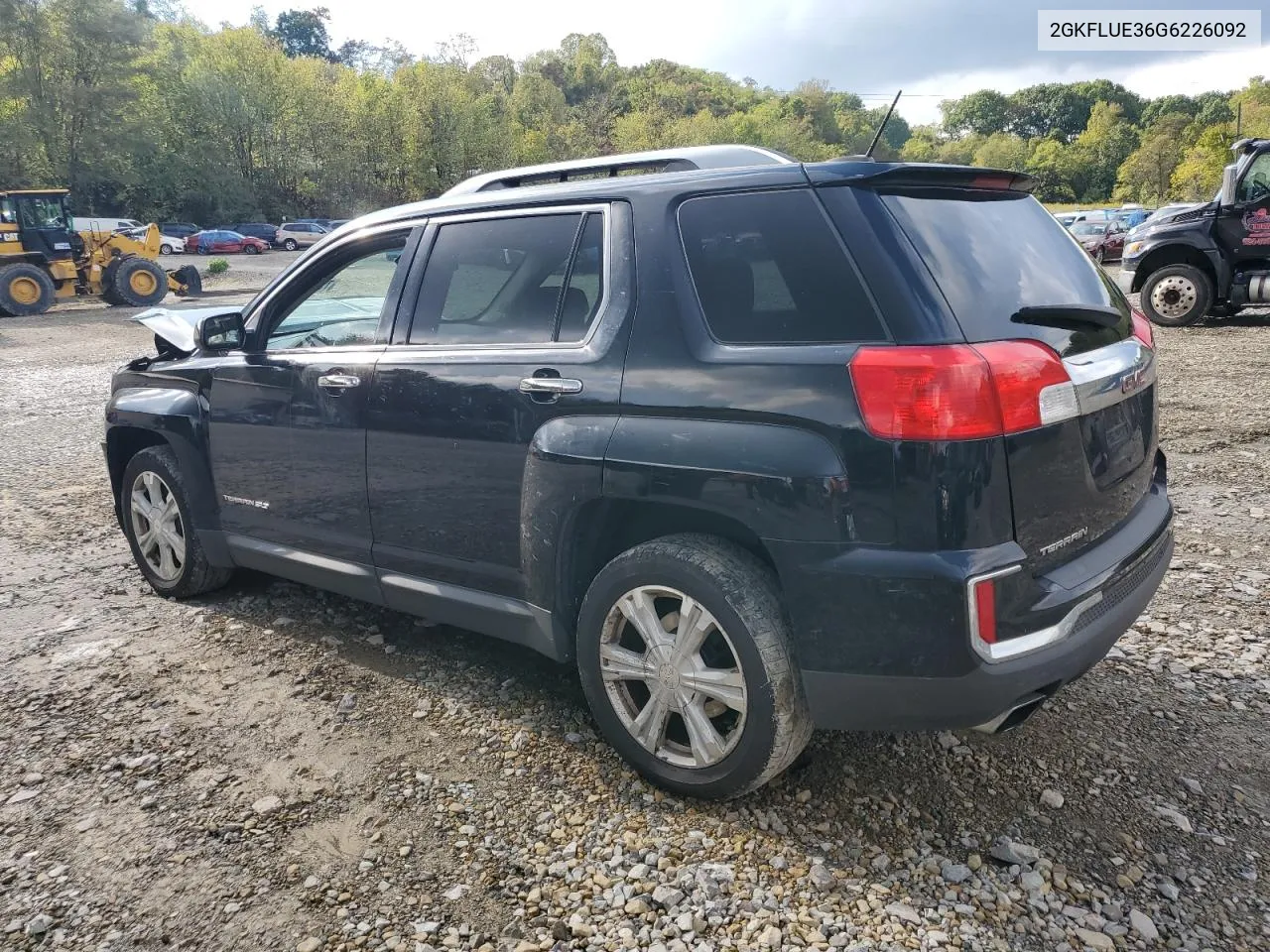 2016 GMC Terrain Slt VIN: 2GKFLUE36G6226092 Lot: 72256694