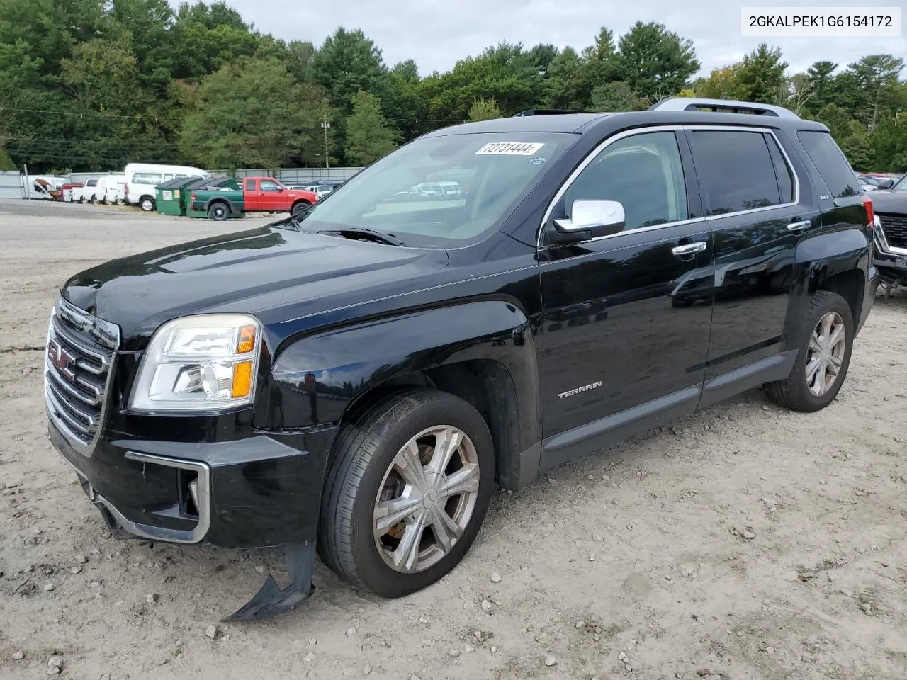 2016 GMC Terrain Slt VIN: 2GKALPEK1G6154172 Lot: 72731444