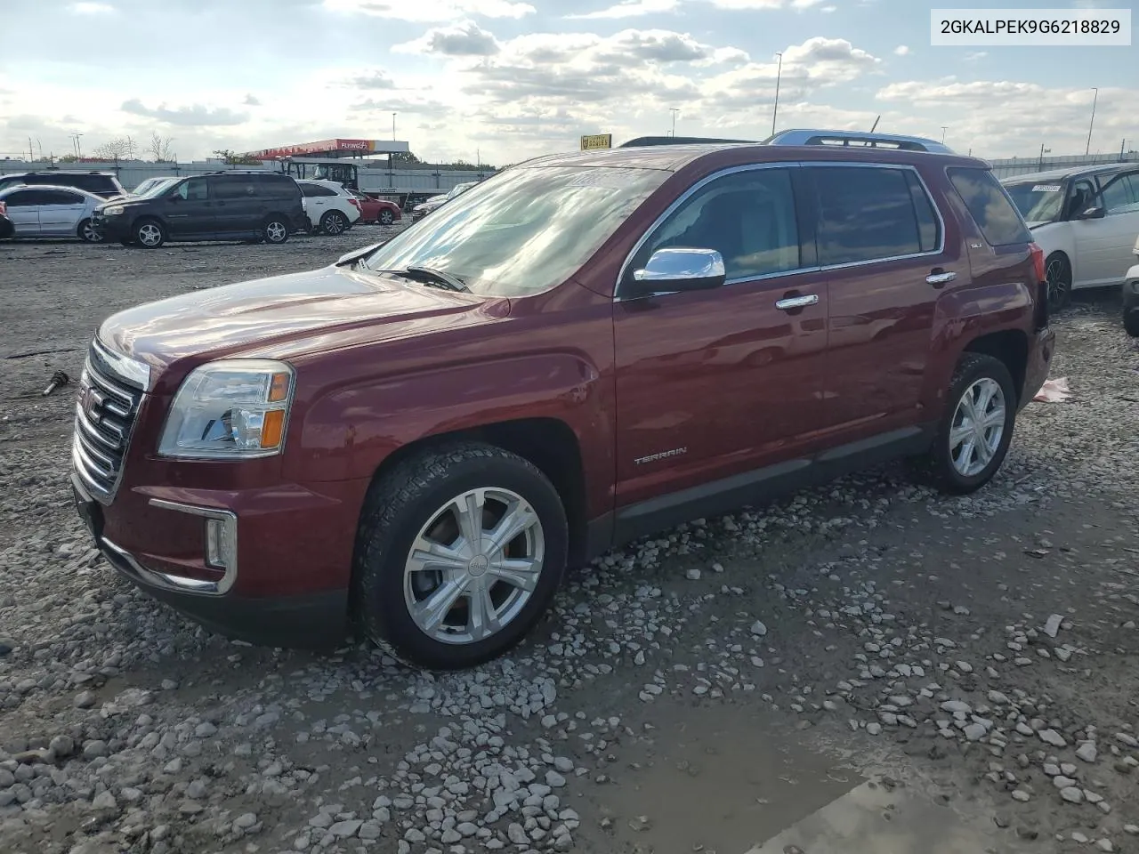 2016 GMC Terrain Slt VIN: 2GKALPEK9G6218829 Lot: 72831624