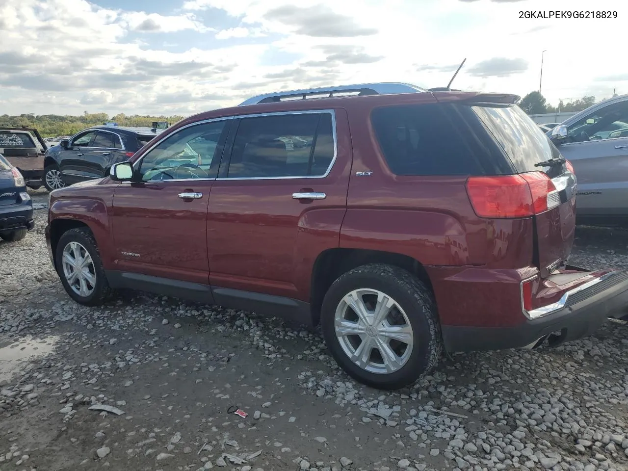 2016 GMC Terrain Slt VIN: 2GKALPEK9G6218829 Lot: 72831624