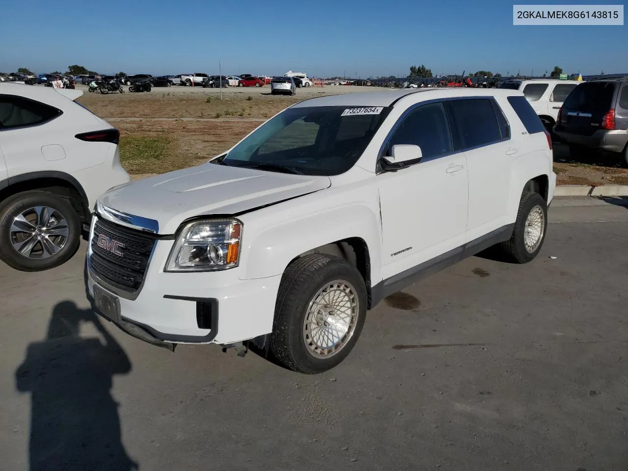 2016 GMC Terrain Sle VIN: 2GKALMEK8G6143815 Lot: 73237654