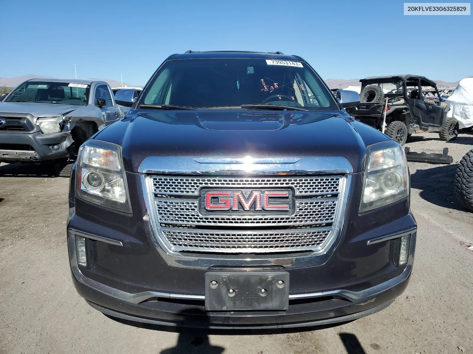 2016 GMC Terrain Denali VIN: 2GKFLVE33G6325829 Lot: 73953143