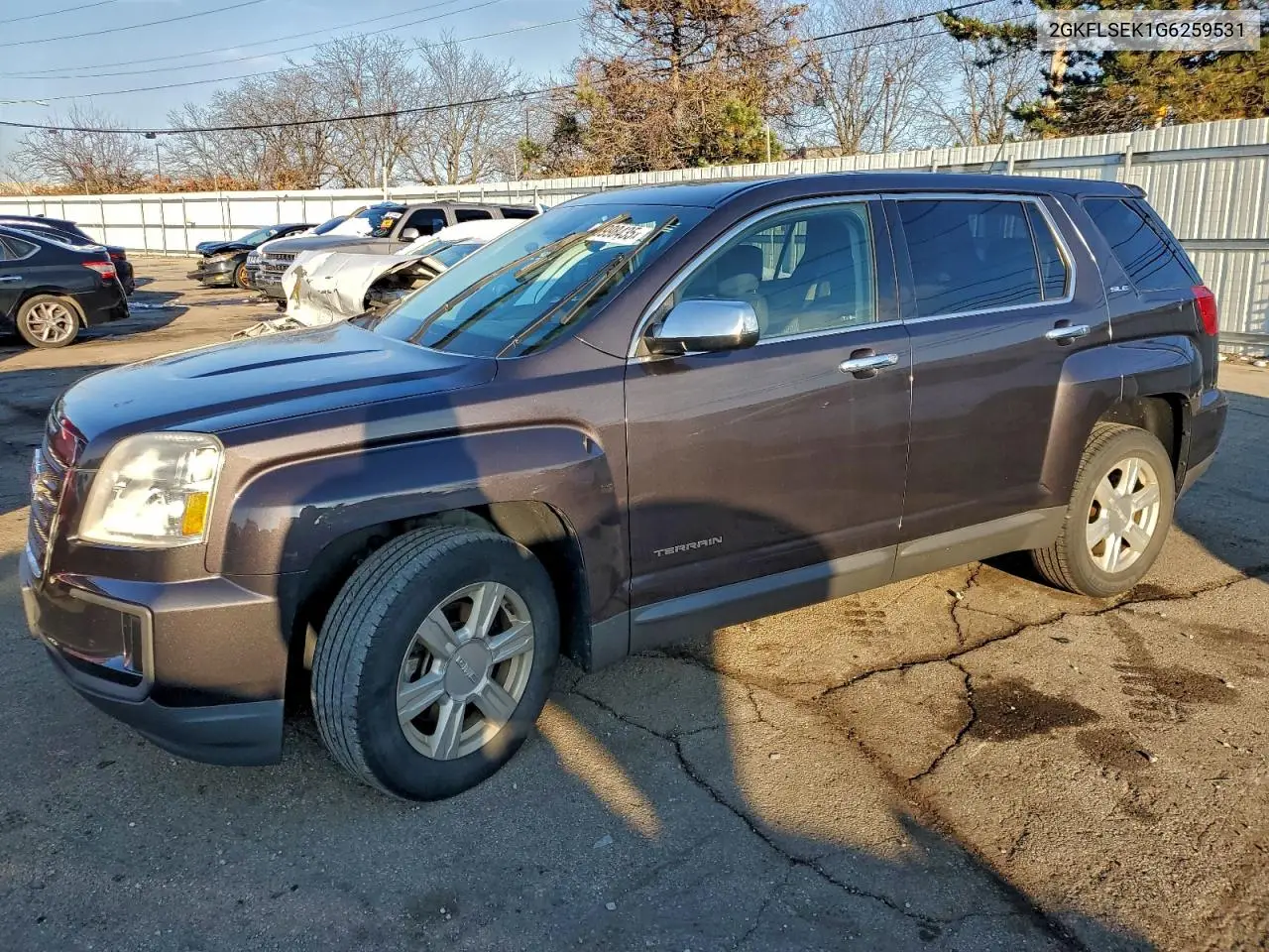 2GKFLSEK1G6259531 2016 GMC Terrain Sle