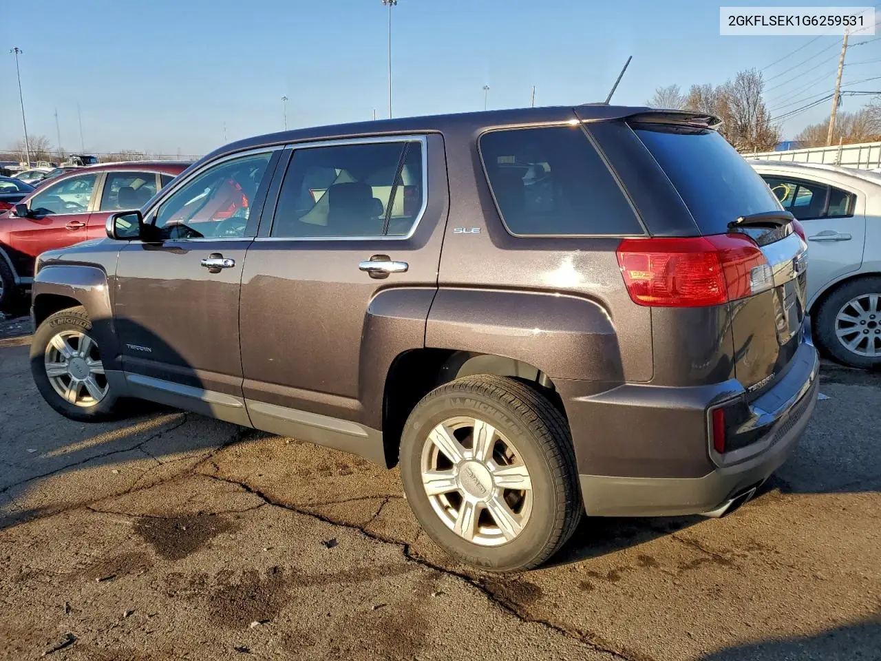 2GKFLSEK1G6259531 2016 GMC Terrain Sle