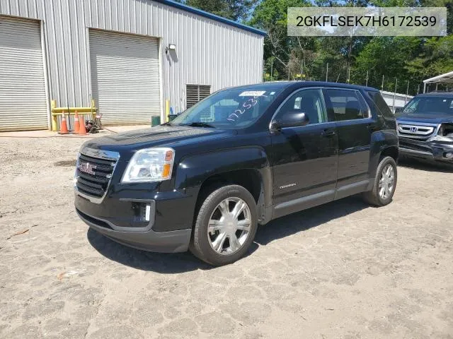 2GKFLSEK7H6172539 2017 GMC Terrain Sle