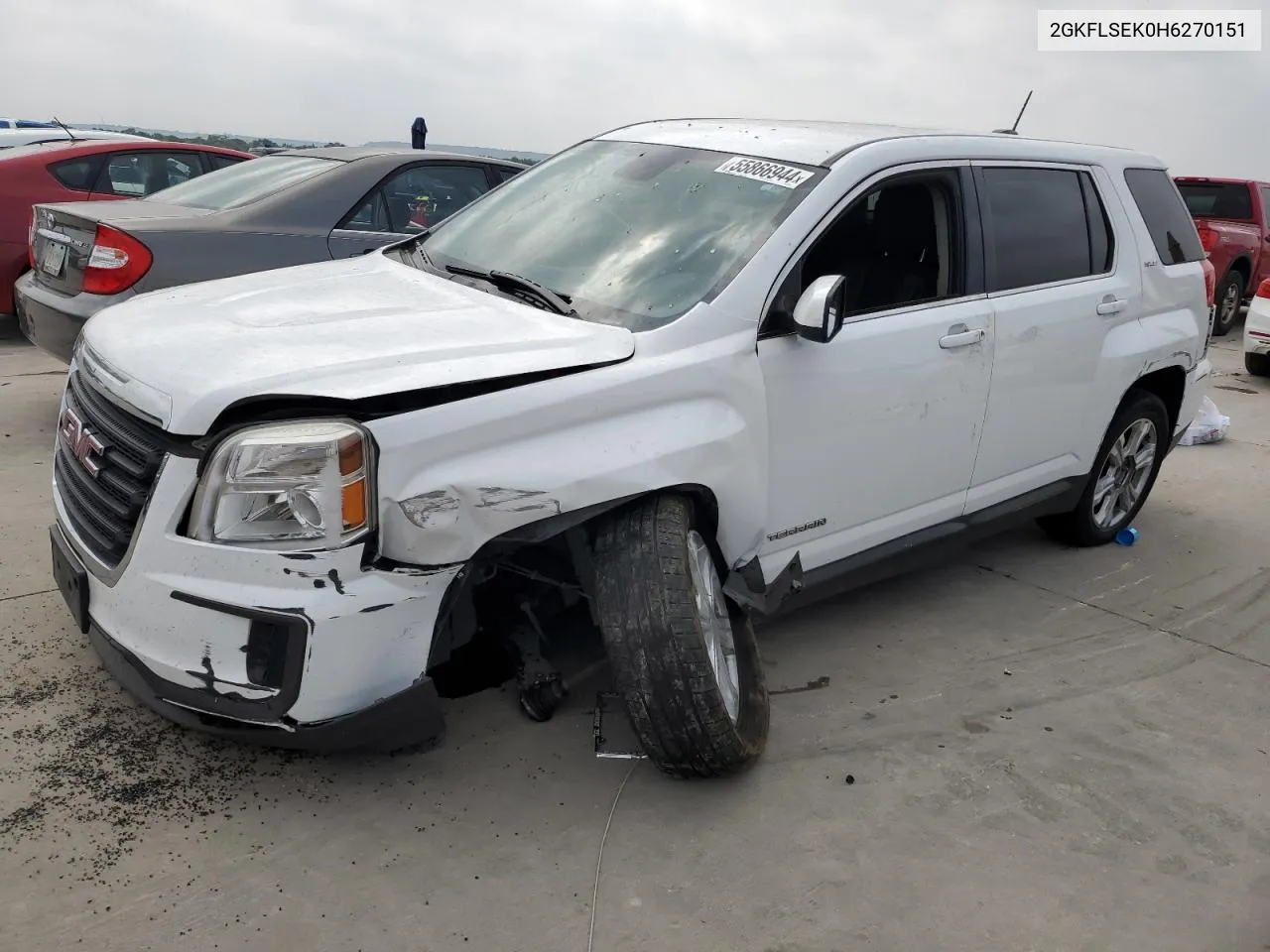 2017 GMC Terrain Sle VIN: 2GKFLSEK0H6270151 Lot: 55866944