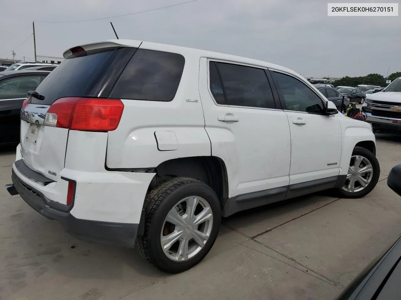 2017 GMC Terrain Sle VIN: 2GKFLSEK0H6270151 Lot: 55866944