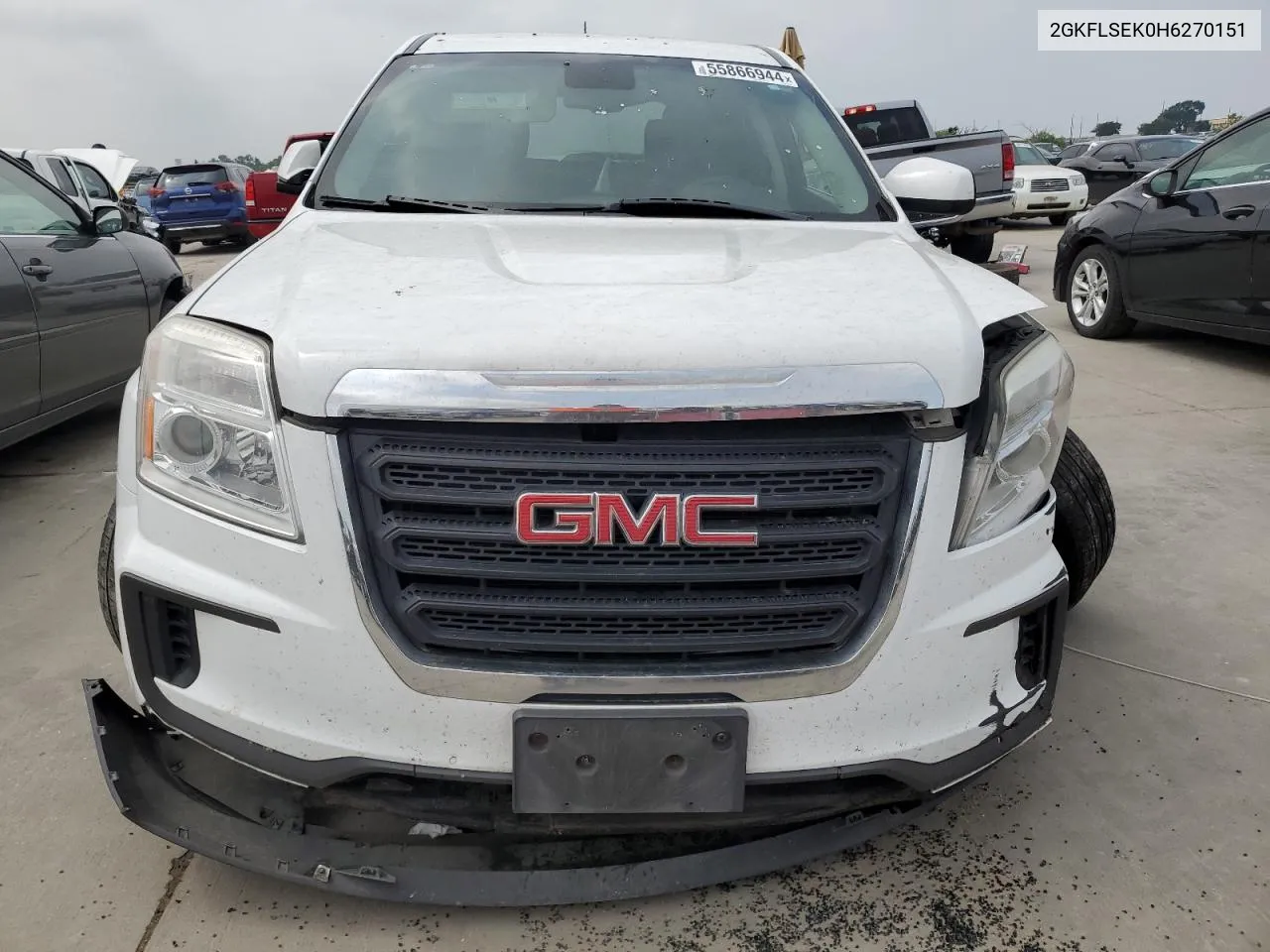 2017 GMC Terrain Sle VIN: 2GKFLSEK0H6270151 Lot: 55866944