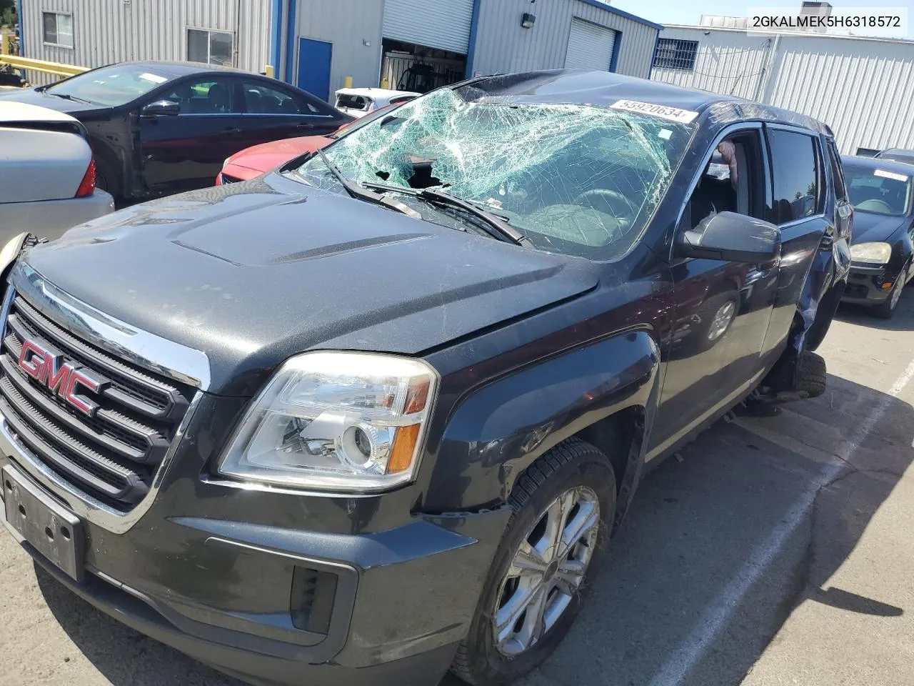 2GKALMEK5H6318572 2017 GMC Terrain Sle