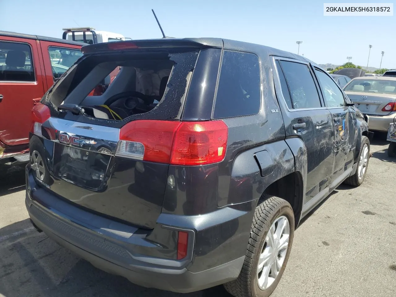 2GKALMEK5H6318572 2017 GMC Terrain Sle